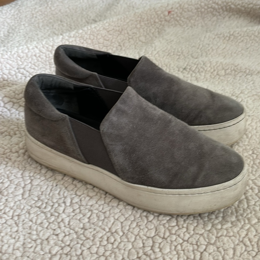 VINCE Suede Platform Shoes, size 7.5